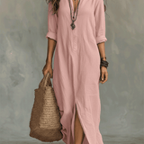 Women's Maxi Dresses — Timeless Button Maxi Dress