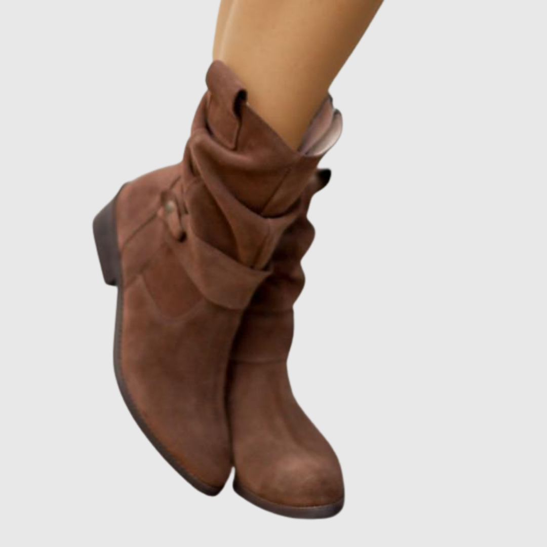 Women's Suede Boots — CORISSA