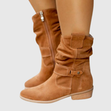 Women's Suede Boots — CORISSA