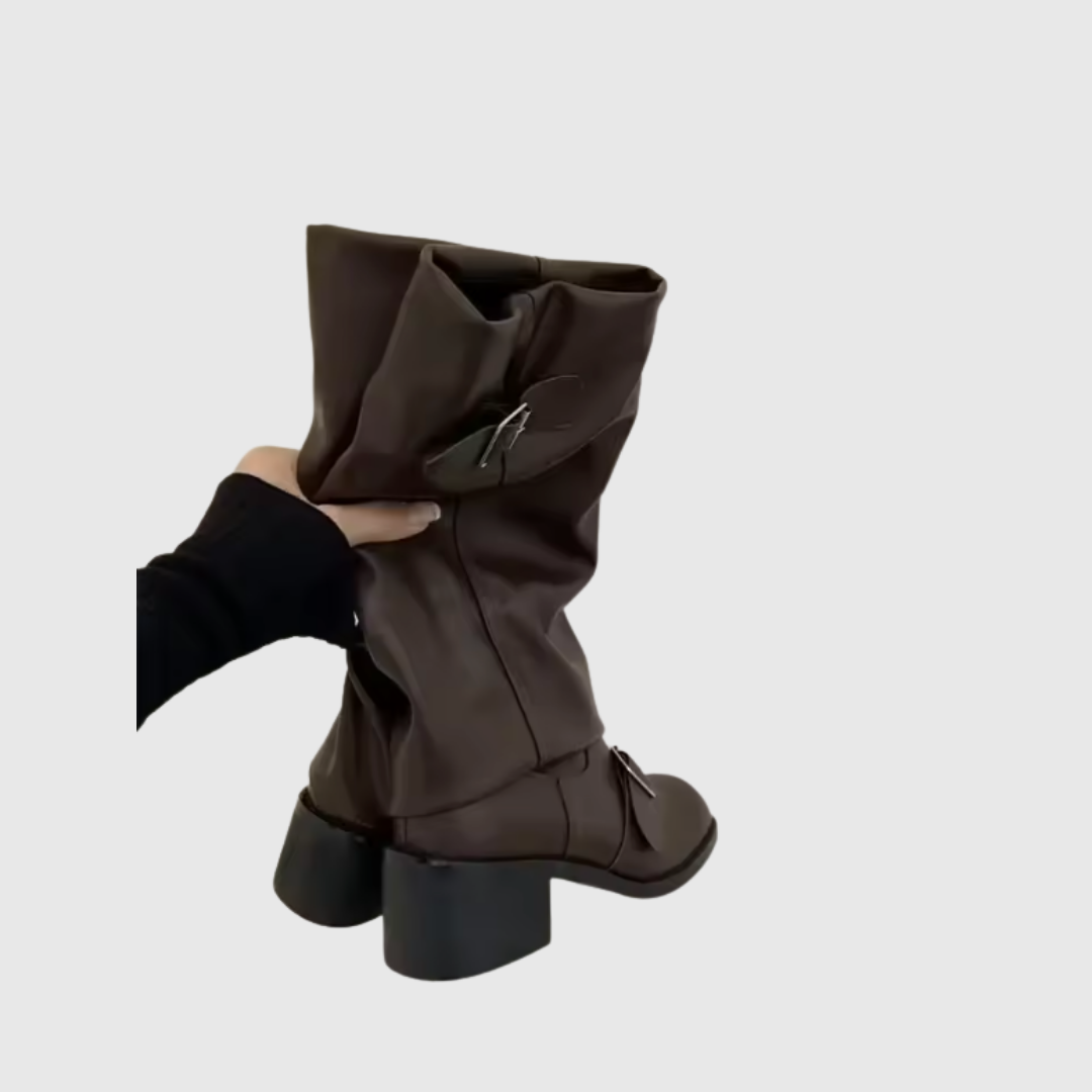 Women's Leather Boots — ISOLDEIA