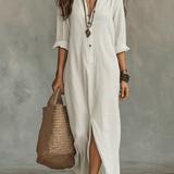 Women's Maxi Dresses — Timeless Button Maxi Dress