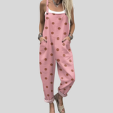 Dotted Dungarees Pink