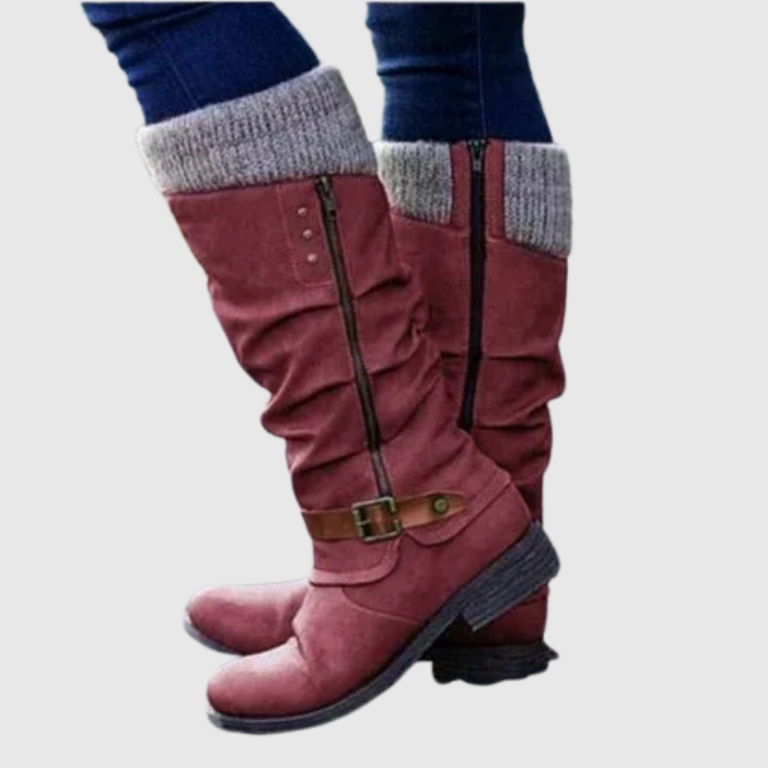 Women's Leather Boots — THESSARA