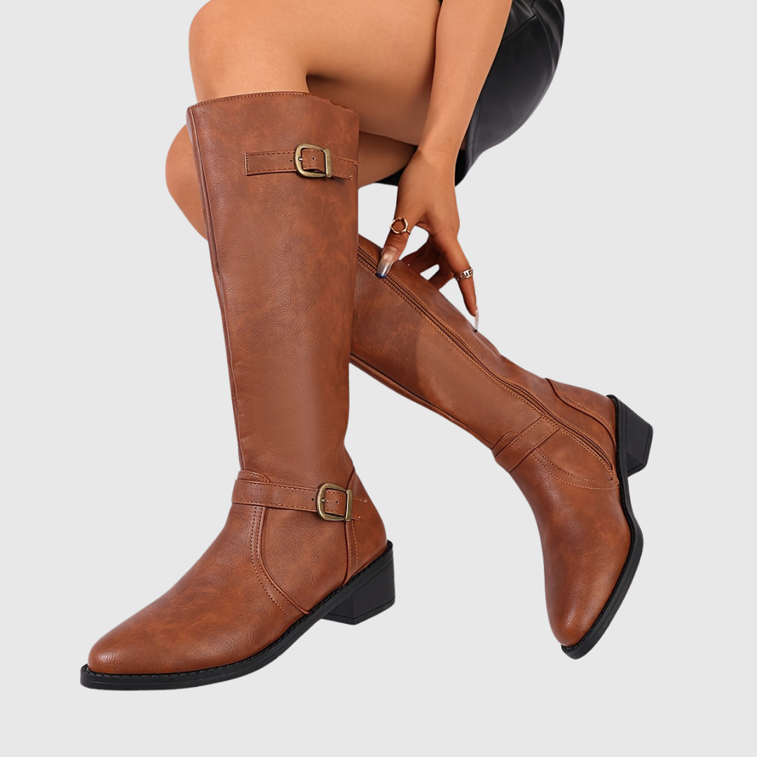 Women's Leather Boots — ANASTELLE