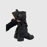 Women's Leather Boots — ISOLDEIA
