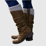 Women's Leather Boots — THESSARA
