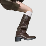 Women's Leather Boots — ISOLDEIA