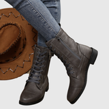 Women's Leather Boots — CARMINE