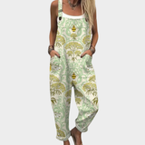 Dungarees Sage Green with Bees