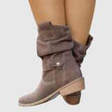 Women's Suede Boots — CORISSA