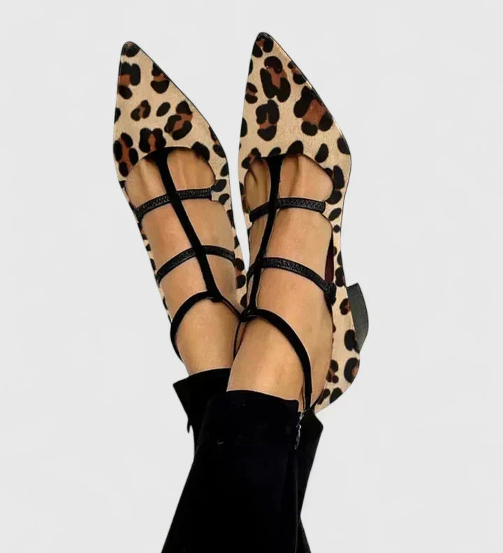 Women's Orthopaedic Heels — Beatrice (Leopard)