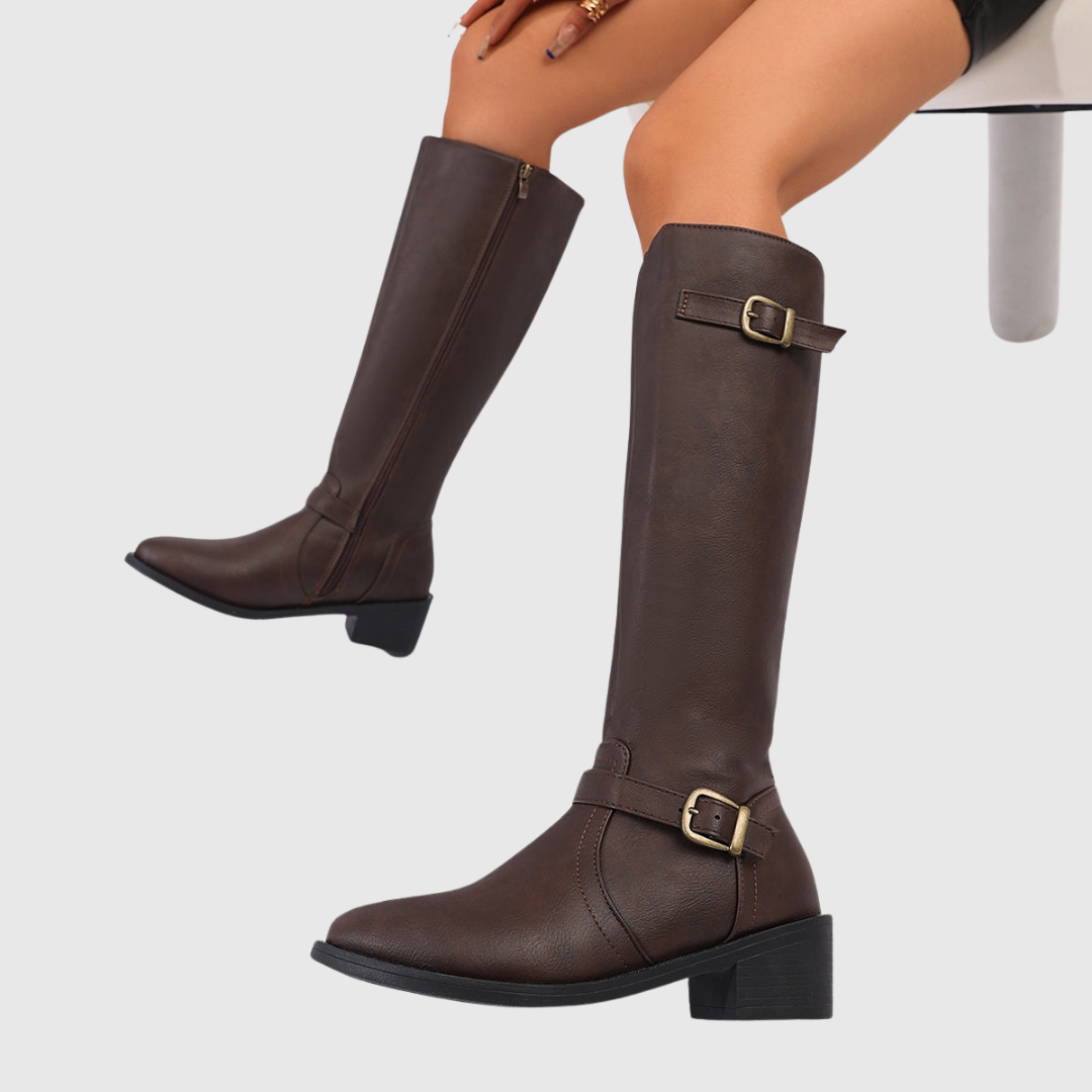Women's Leather Boots — ANASTELLE