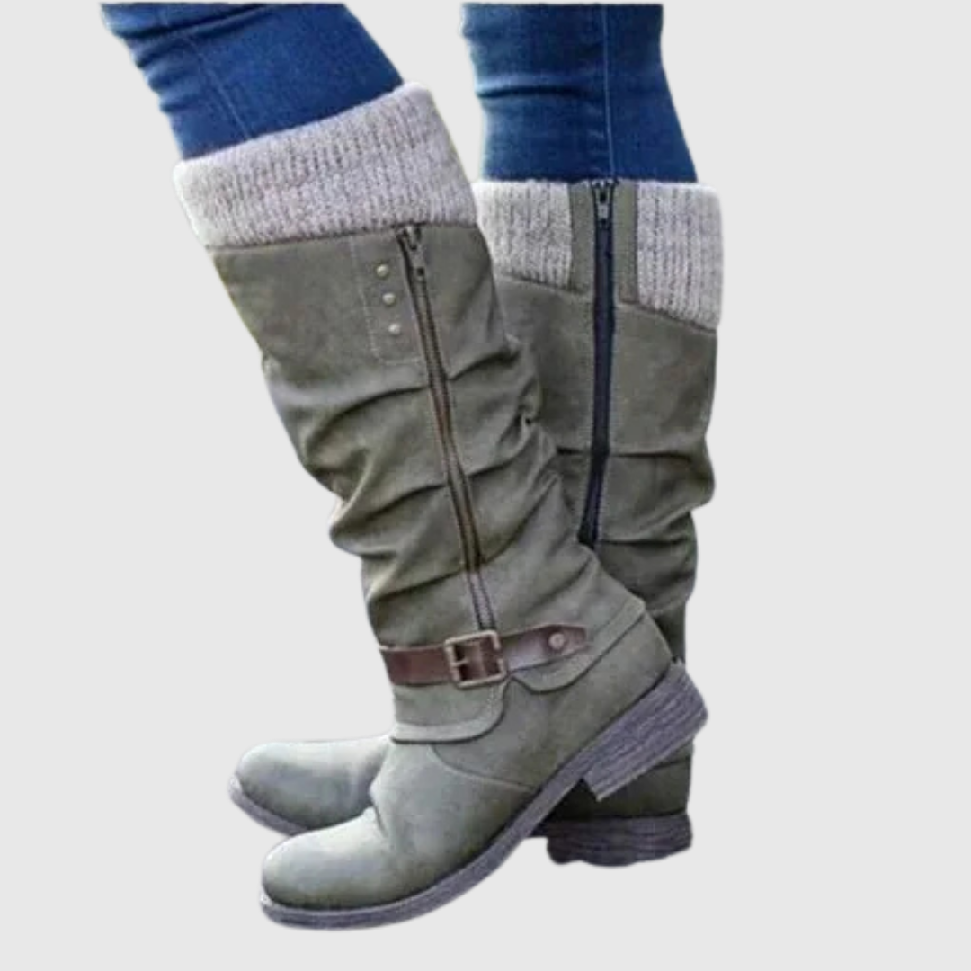Women's Leather Boots — THESSARA