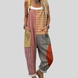 Dungarees Colour-Block with Stripes
