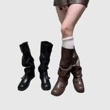 Women's Leather Boots — ISOLDEIA