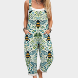 Dungarees with Bees and Vines