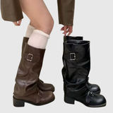 Women's Leather Boots — ISOLDEIA
