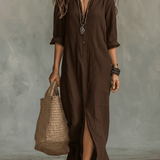 Women's Maxi Dresses — Timeless Button Maxi Dress