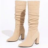 Women's Suede Boots — LANORA