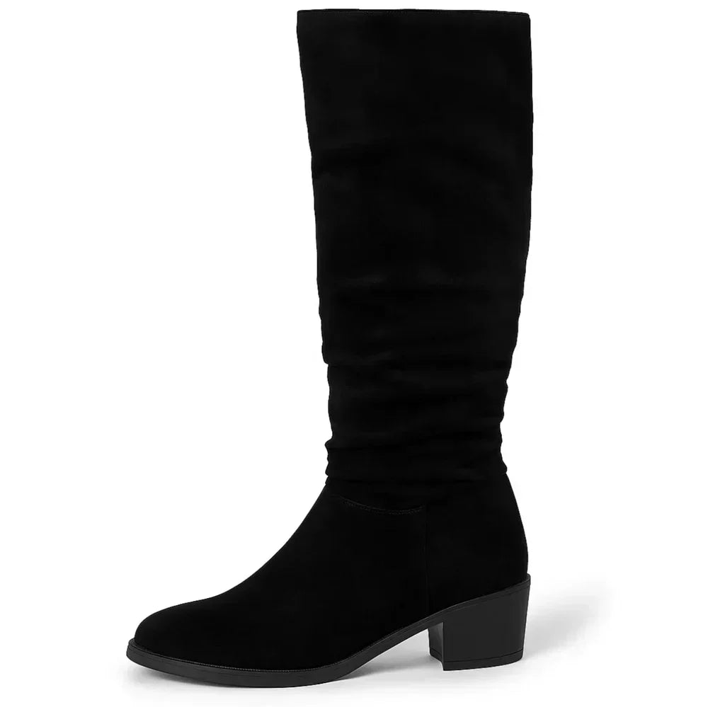 Women's Suede Boots — VELVÉNA