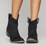 Women's Suede Boots — CYRINE