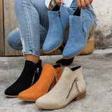 Women's Suede Boots — SYLARA