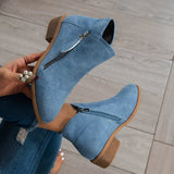 Women's Suede Boots — SYLARA