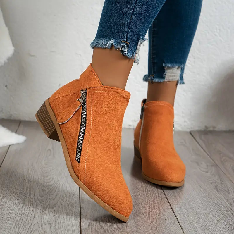 Women's Suede Boots — SYLARA