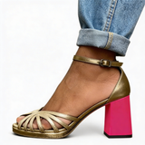 Women's Orthopaedic Heels — Lavinia (Gold)