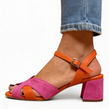 Women's Orthopaedic Heels — Genevieve (Pink)