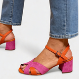 Women's Orthopaedic Heels — Genevieve (Pink)